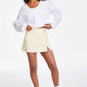 NWT Madden Girl Juniors' Bubble-Hem Top & Skirt Size: Small